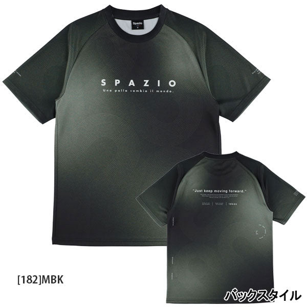 【ネコポス対応可】スパッツィオSpazioジュニアトラックラインプラシャツGE1151サッカーフットサル半袖プラクティスシャツ子供用