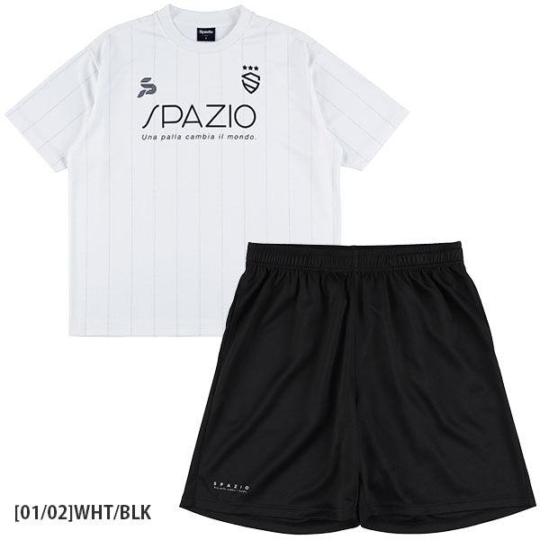 【送料無料上下セット】スパッツィオSpazioジュニアオーバーサイズプラTシャツプラパンGE1152/GE1162サッカーフットサルプラクティスセット子供用