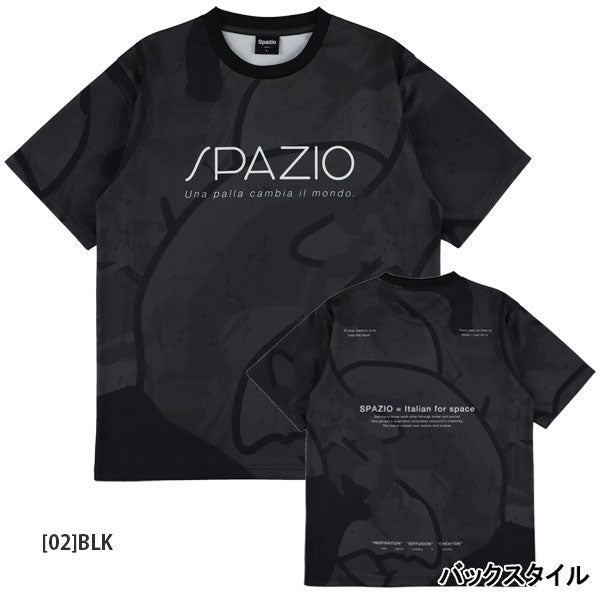 【ネコポス対応可】スパッツィオSpazioジュニアペイントプラシャツGE1153サッカーフットサル半袖プラクティスシャツ子供用