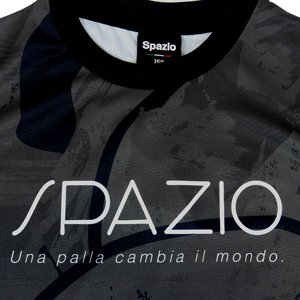 【ネコポス対応可】スパッツィオSpazioジュニアペイントプラシャツGE1153サッカーフットサル半袖プラクティスシャツ子供用