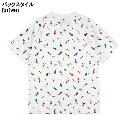 【ネコポス対応可】スパッツィオSpazioレジェンド総柄プラシャツ2GE1155サッカーフットサルプラクティスシャツメンズ