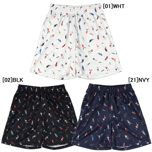 【ネコポス送料無料】スパッツィオSpazioジュニアレジェンド総柄プラパン2GE1159サッカーフットサルプラクティスパンツ練習着子供用