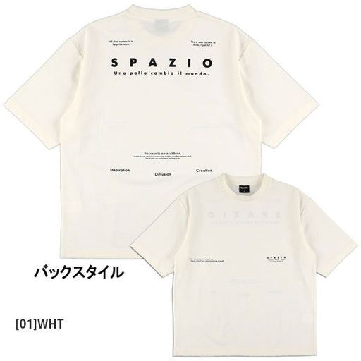 【ネコポス対応可】スパッツィオSpazioジュニアオーバーサイズプラTシャツ3GE1160サッカーフットサル半袖プラクティスシャツ子供用
