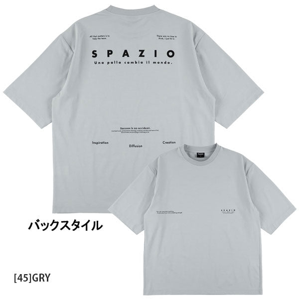【ネコポス対応可】スパッツィオSpazioジュニアオーバーサイズプラTシャツ3GE1160サッカーフットサル半袖プラクティスシャツ子供用