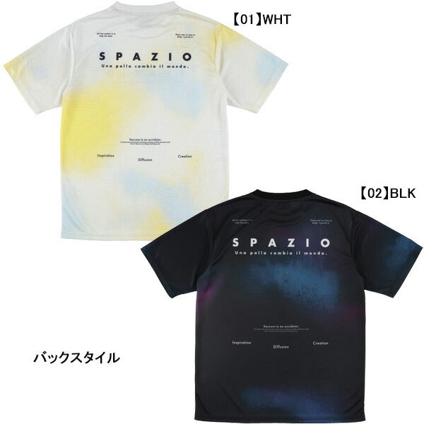 【ネコポス対応可】スパッツィオSpazioグラデアートプラシャツGE1164サッカーフットサル練習着メンズ