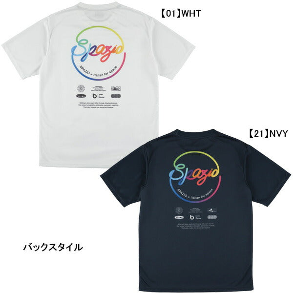 【ネコポス対応可】スパッツィオSpazioネオンサークルプラシャツGE1165サッカーフットサル練習着メンズ