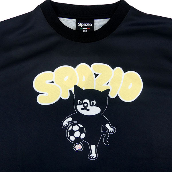【ネコポス対応可】スパッツィオSpazioジュニアPIPPOリフティングオーバーサイズプラTシャツGE1172サッカーフットサル半袖プラクティスシャツ子供用