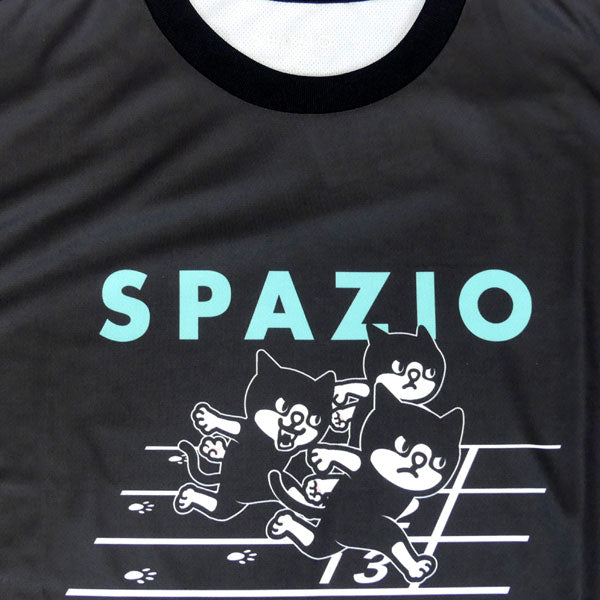 【ネコポス送料無料】スパッツィオSpazioPIPPOゴールテープ半袖プラ別注GE1178ランニングシャツプラクティスシャツメンズジュニア