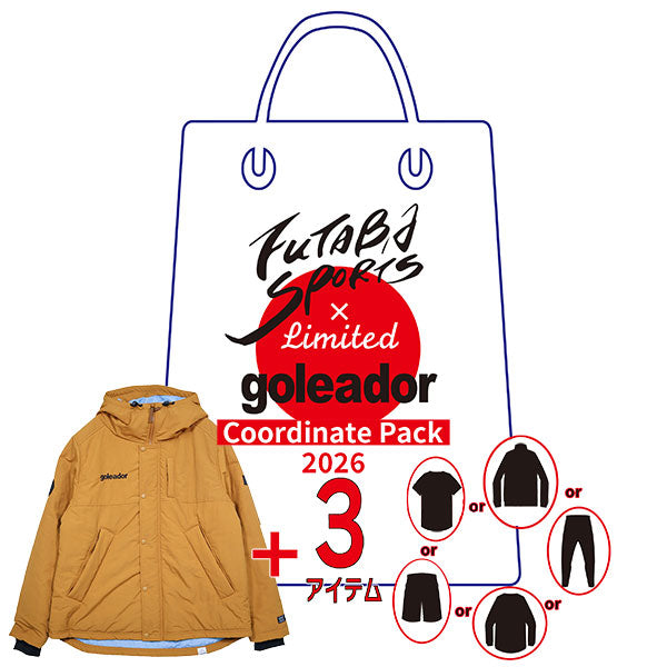 ゴレアドールgoleadorCoordinatePack2026福袋GFS-005中綿コートサッカーウェア4点セットメンズ