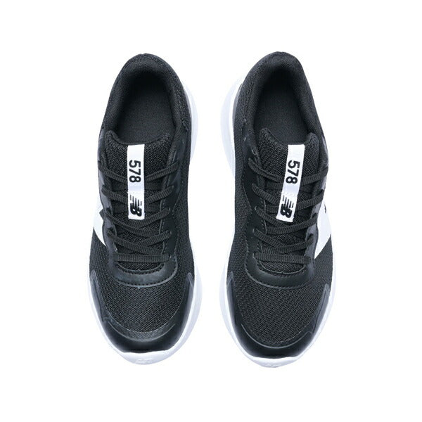 ニューバランスnewbalance578LACEジュニアランニングシューズ紐ぐつ通学ラントレキッズ子供用GK578-BK