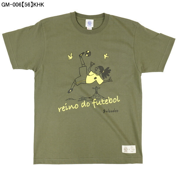 【ネコポス送料無料】ゴレアドールgoleadorMORIARTWORKSコラボTシャツGM-004-005-006サッカーフットサルカジュアル半袖メンズ