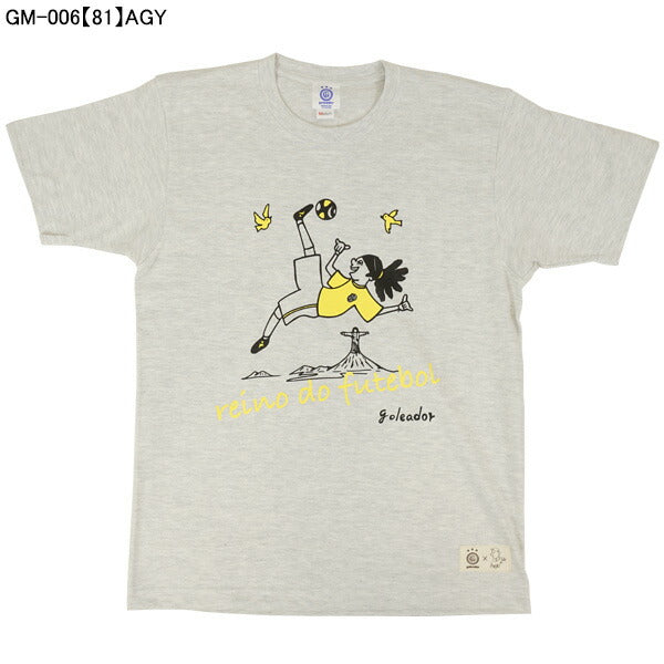 【ネコポス送料無料】ゴレアドールgoleadorMORIARTWORKSコラボTシャツGM-004-005-006サッカーフットサルカジュアル半袖メンズ