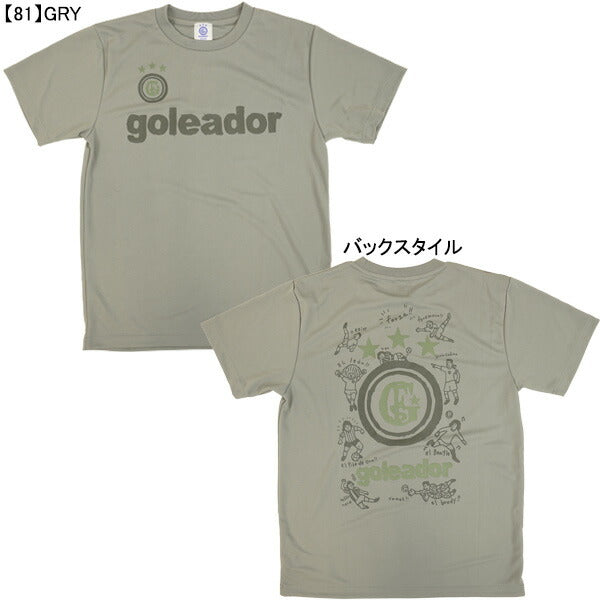 【ショップ限定エントリーでさらに+9倍】【ネコポス送料無料】フタバ別注ゴレアドールgoleadorMORIARTWORKコラボプラTシャツGM-007サッカーフットサルプラシャツ半袖メンズジュニア