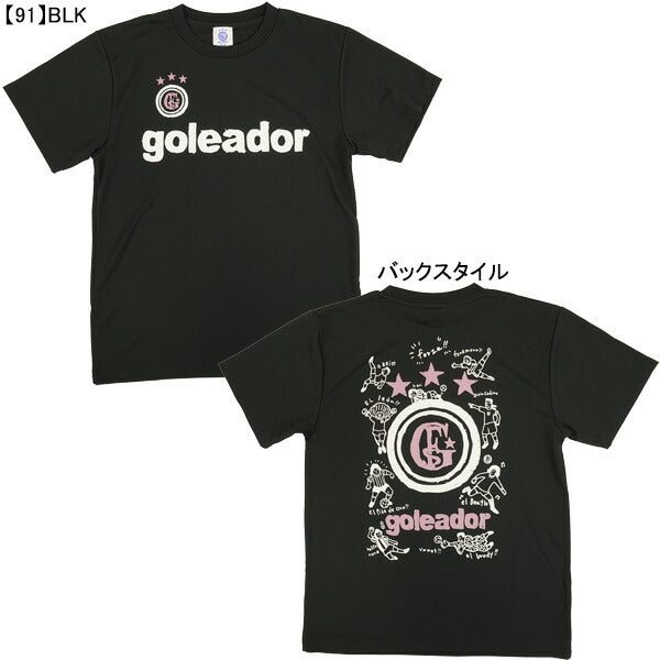 【ショップ限定エントリーでさらに+9倍】【ネコポス送料無料】フタバ別注ゴレアドールgoleadorMORIARTWORKコラボプラTシャツGM-007サッカーフットサルプラシャツ半袖メンズジュニア