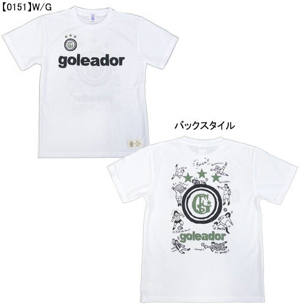 【ショップ限定エントリーでさらに+9倍】【ネコポス送料無料】フタバ別注ゴレアドールgoleadorMORIARTWORKコラボプラTシャツGM-007サッカーフットサルプラシャツ半袖メンズジュニア