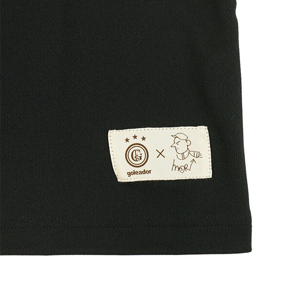 【ネコポス送料無料】フタバ別注ゴレアドールgoleadorMORIARTWORKコラボプラTシャツGM-007サッカーフットサルプラシャツ半袖メンズジュニア