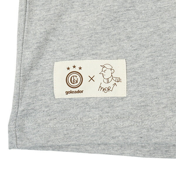 【ネコポス対応可】ゴレアドールgoleadorMORIARTWORKSコラボSAUNAビッグシルエットTシャツGM-008サッカーフットサルカジュアルTee半袖メンズ