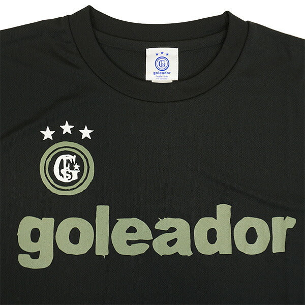 【ネコポス送料無料】フタバ別注ゴレアドールgoleadorMORIARTWORKコラボ手書きロゴプラTシャツGM-015サッカーフットサルプラシャツメンズジュニア