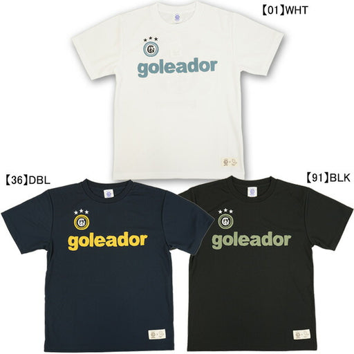 【ネコポス送料無料】フタバ別注ゴレアドールgoleadorMORIARTWORKコラボ手書きロゴプラTシャツGM-015サッカーフットサルプラシャツメンズジュニア