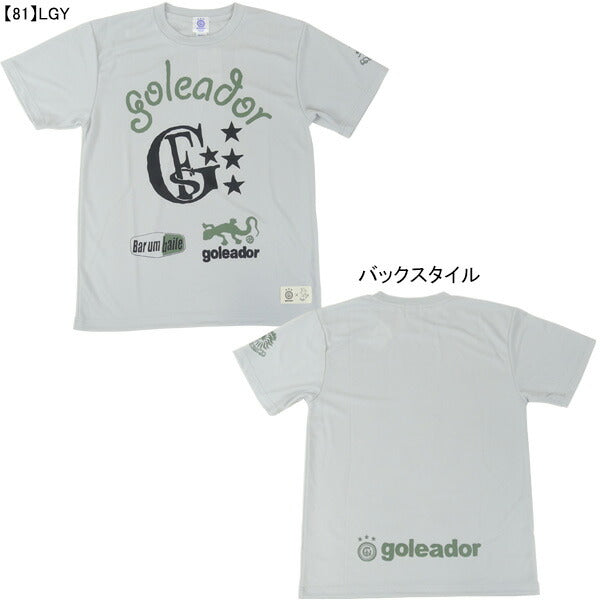 【ネコポス送料無料】フタバ別注ゴレアドールgoleadorMORIARTWORKコラボロゴプラTシャツGM-016サッカーフットサルプラシャツ半袖メンズジュニア