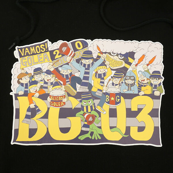 ゴレアドールgoleadorBG★03裏起毛パーカーGM-028サッカーフットサルスウェットフードメンズ