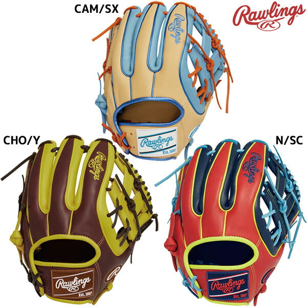 ローリングスRawlings野球軟式グラブHOHMLBカラーシンクオールラウンド用24SSGR4HMN54Gサイズ11.5