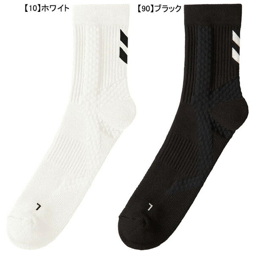 【ショップ限定エントリーでさらに+9倍】【ネコポス送料無料】ヒュンメルhummelシューティングソックスミドル丈HAG7084サッカーフットサル靴下機能ソックス