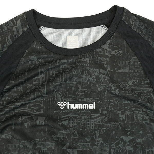 【ネコポス送料無料】ヒュンメルhummelプラクティスシャツHAP1210サッカーフットサルプラシャツ練習着半袖メンズ