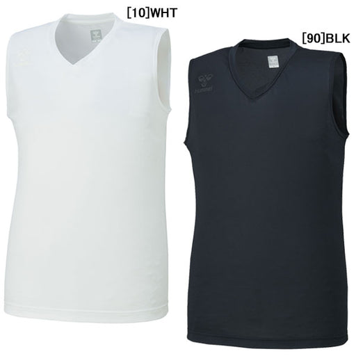 【ネコポス対応可】ヒュンメルhummelつめたインナーノースリーブシャツHAP5166サッカーフットサル接触冷感通気性肌離れ性メンズ