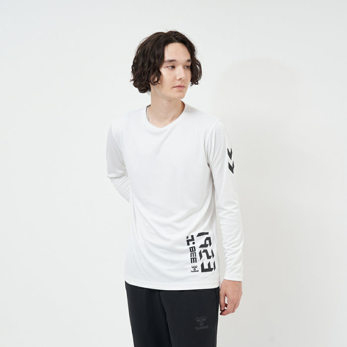 【ネコポス送料無料】ヒュンメルhummelスポーツウェア長袖メンズレディースロングスリーブシャツTシャツHAP7204