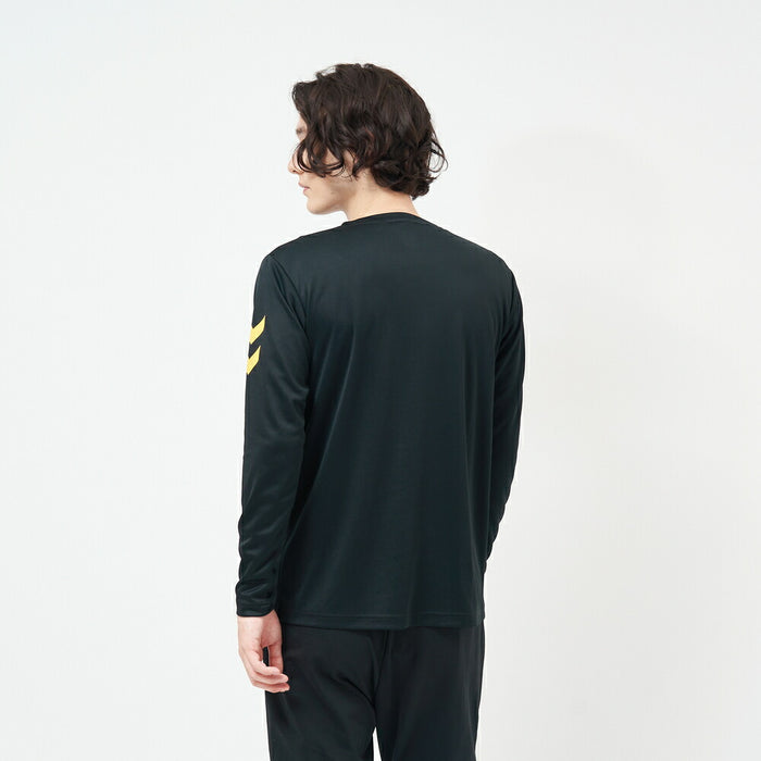 【ネコポス送料無料】ヒュンメルhummelスポーツウェア長袖メンズレディースロングスリーブシャツTシャツHAP7204