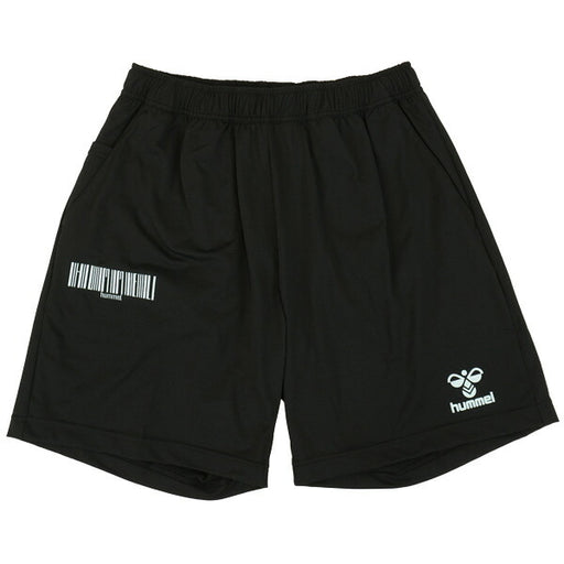 【ショップ限定エントリーでさらに+9倍】【ネコポス送料無料】ヒュンメルhummelコットンライクハーフパンツHAPB6077Pサッカーフットサルプラクティスパンツ練習着メンズ