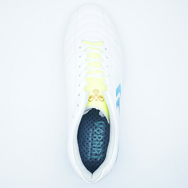 【ショップ限定エントリーでさらに+9倍】ヴォラート3PROSUPERWIDEヒュンメルhummelHAS1244SW-1067ホワイトライトブルーサッカースパイク