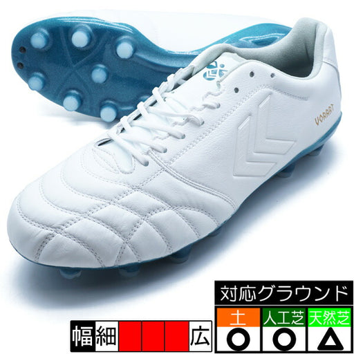 【ショップ限定エントリーでさらに+9倍】ヴォラート3PROWIDEヒュンメルhummelHAS1244W-1050ホワイトグリーンサッカースパイク