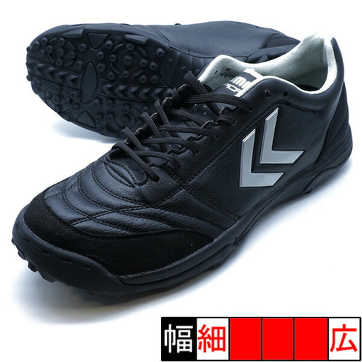 アピカーレ5SLWIDETFヒュンメルhummelHAS3117-9095ブラック×シルバーフットサルシューズ屋外用