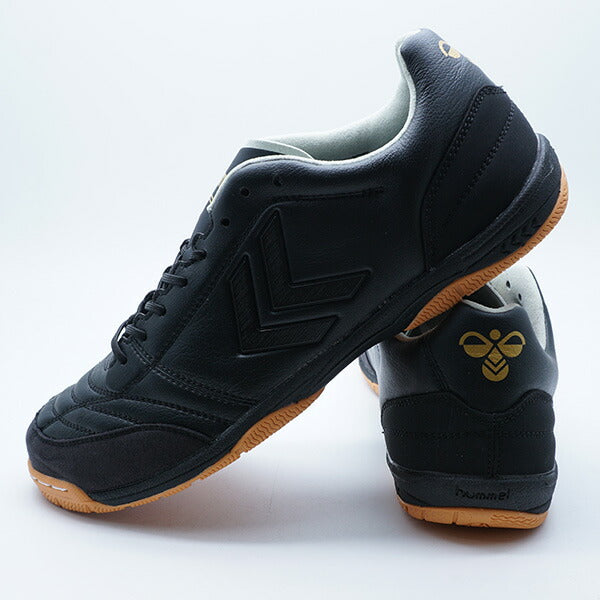 【ショップ限定エントリーでさらに+9倍】アピカーレ5SLWIDEPGヒュンメルhummelHAS5129-9038ブラック×ゴールドフットサルシューズインドア室内用