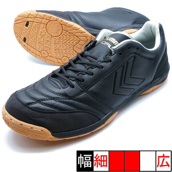 【ショップ限定エントリーでさらに+9倍】アピカーレ5SLWIDEPGヒュンメルhummelHAS5129-9038ブラック×ゴールドフットサルシューズインドア室内用
