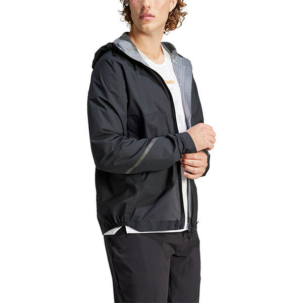 アディダスadidasメンズブレーカーシャツSPTERREライトレインJKアウトドアジャケットHAU49アウタートップス