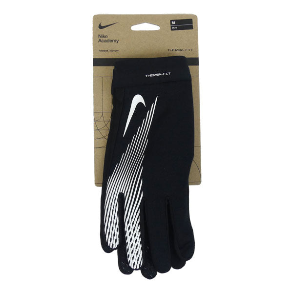 【ネコポス送料無料】ナイキNIKEアカデミーTHERMA-FITサッカーグローブHF0546-011サッカーフットサルフィールドグローブ手袋