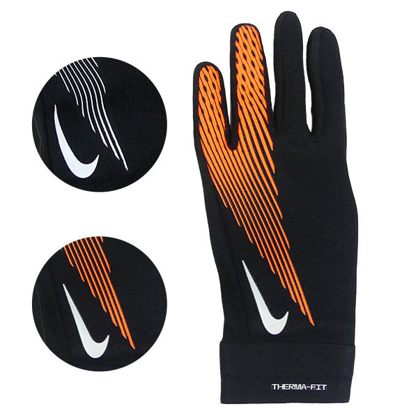 【ネコポス送料無料】ナイキNIKEジュニアアカデミーTHERMA-FITグローブフィールドグローブ手袋HF0547サッカーフットサル滑り止め子供用