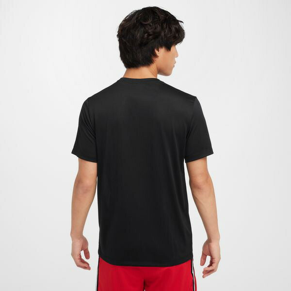 【ネコポス送料無料】ナイキNIKEメンズバスケットボールゲームシャツ胸中央ロゴアイコンHF6212-010半袖