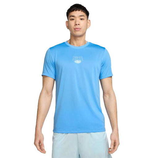 【ネコポス送料無料】ナイキNIKEメンズバスケットボールゲームシャツ胸中央ロゴアイコンHF6212-412半袖