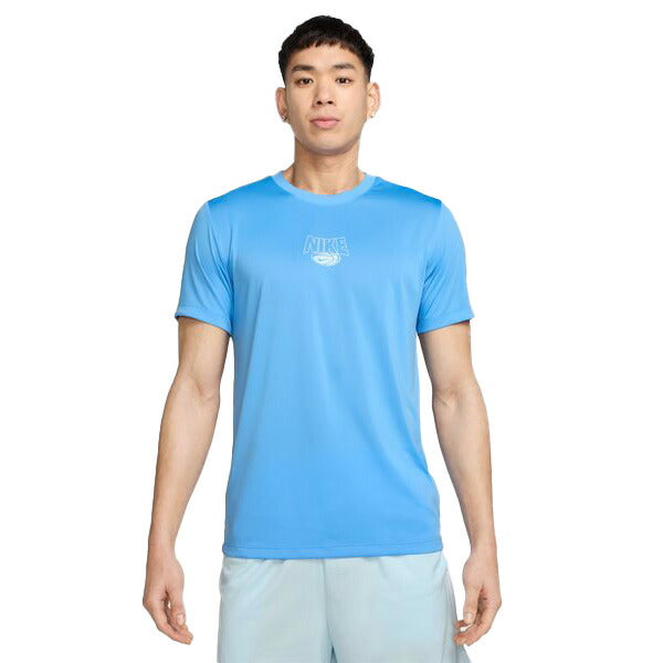 【ネコポス送料無料】ナイキNIKEメンズバスケットボールゲームシャツ胸中央ロゴアイコンHF6212-412半袖