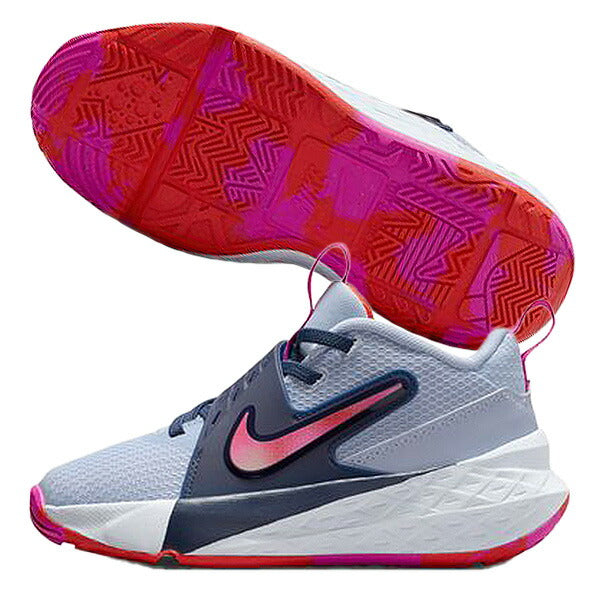 NIKEナイキジュニアリトルキッズバスケットボールシューズNikeTeamHustleD12ミニバスHF6280-005