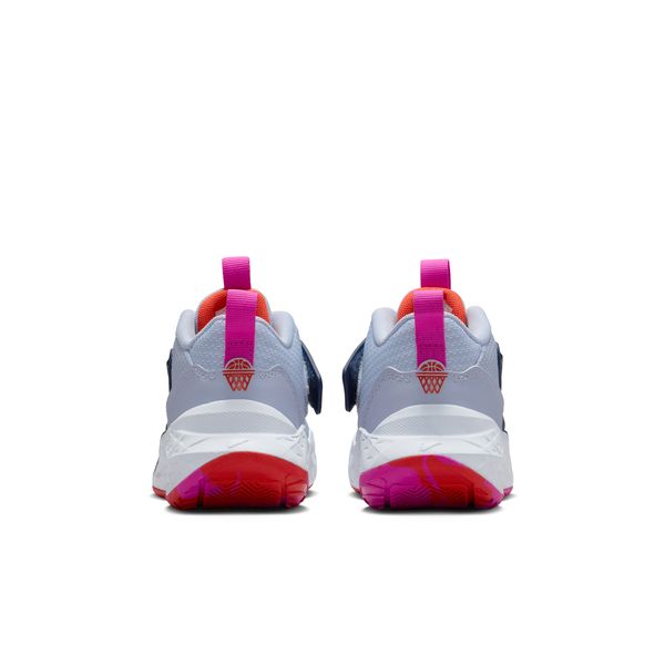 NIKEナイキジュニアリトルキッズバスケットボールシューズNikeTeamHustleD12ミニバスHF6280-005