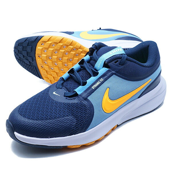 スターランナー5GSナイキNIKEHF7004-403ミッドナイトネイビージュニアランニングシューズ