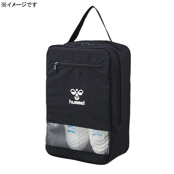 ヒュンメルhummelCOREシューズケースHFB7145サッカーフットサル靴入れ小物入れブラック9L