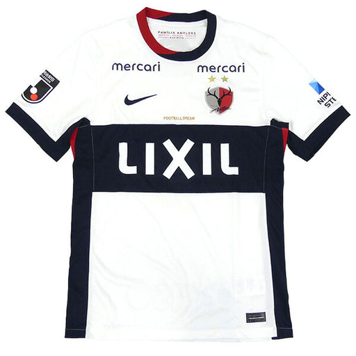 鹿島アントラーズKAS2025レプリカアウェイユニフォームHJ1387-100サッカー半袖ホワイトナイキNIKE