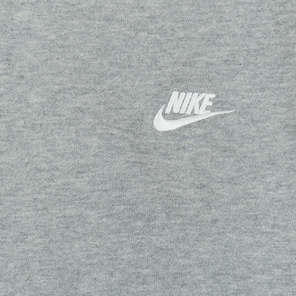 ナイキNIKEクラブフリースオーバーサイズドフレンチテリークルーHJ1820-063サッカーフットサルスウェットシャツトレーナーグレー