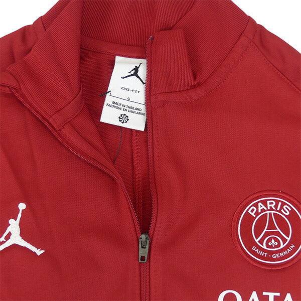 パリサンジェルマンジュニアPSG2024-25ストライクフォースDri-FITニットトラックスーツHJ3666-660サッカーレッド子供用ジョーダンJORDAN